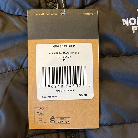 NWT The North Face Sherpa Mashup Jacket -Medium - Picture 2 of 5